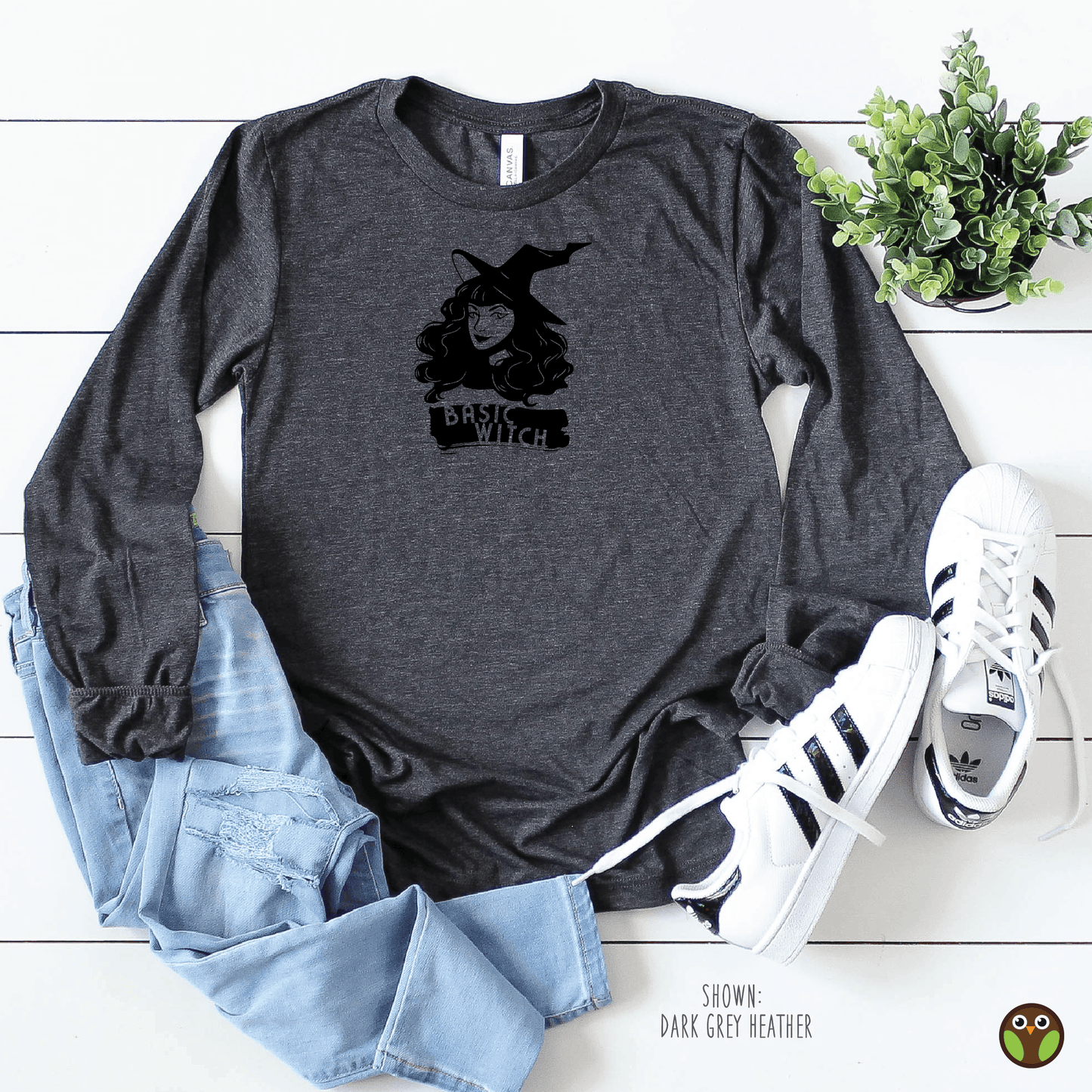 Basic Witch - Unisex Long Sleeve Halloween Shirt
