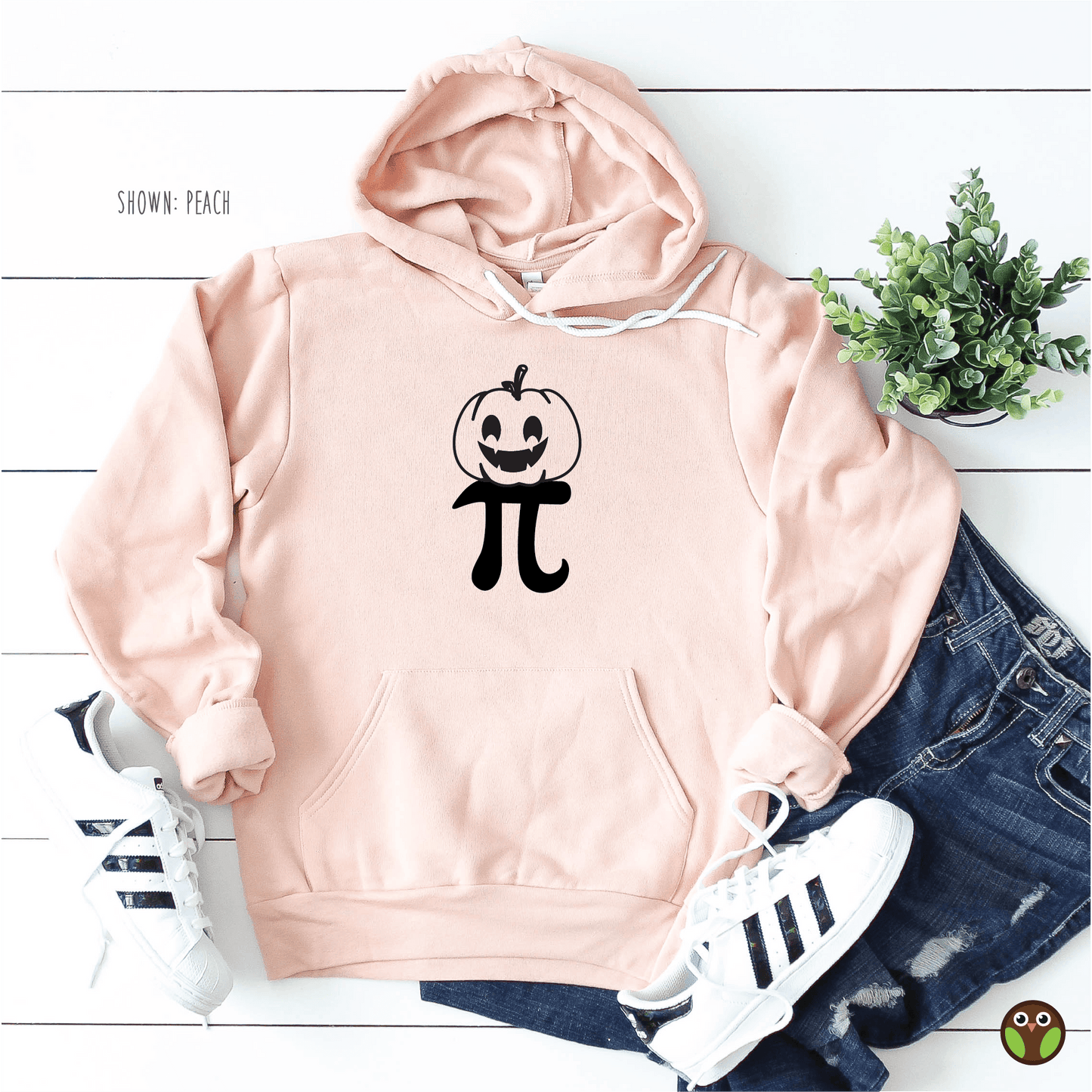 Pumpkin Pi - Unisex Fall/Thanksgiving Pullover Hoodie