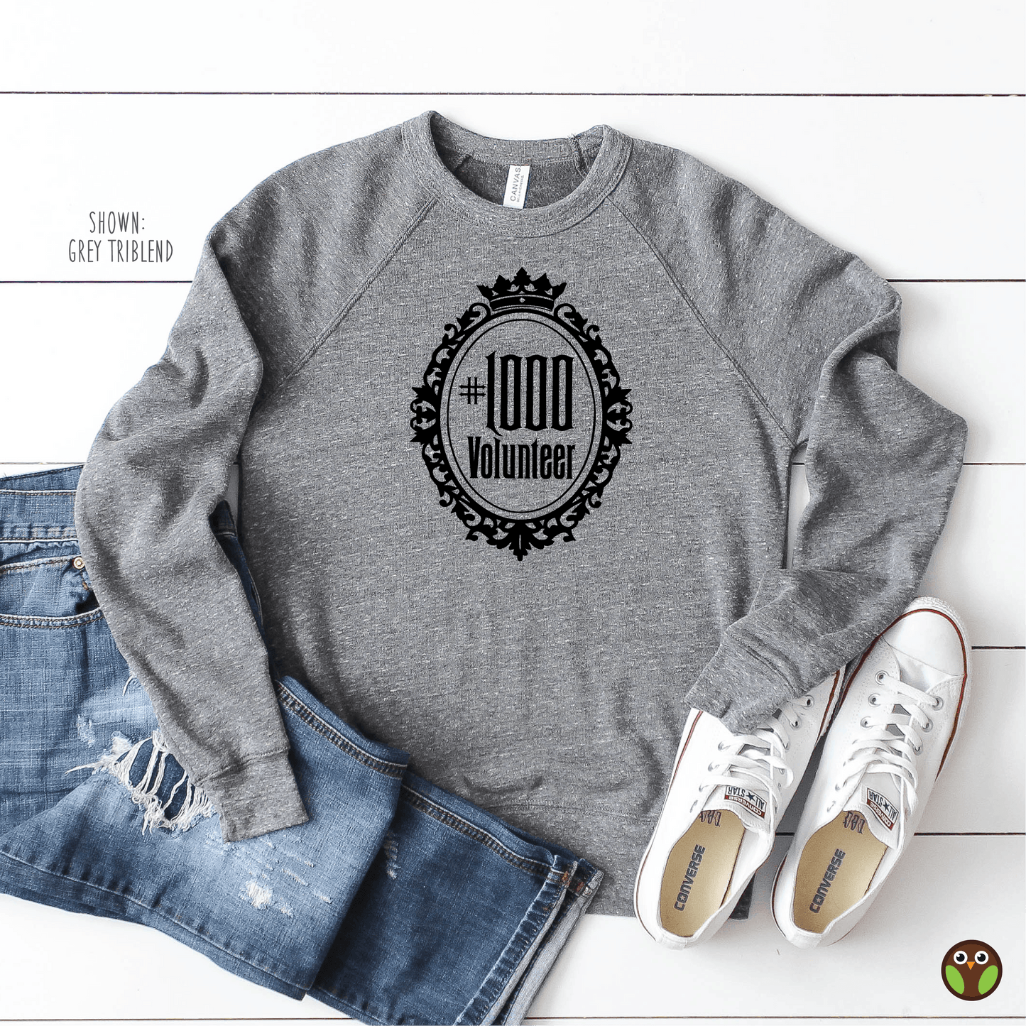 1,000 Volunteer - Unisex Haunted Mansion Pullover Sweatshirt