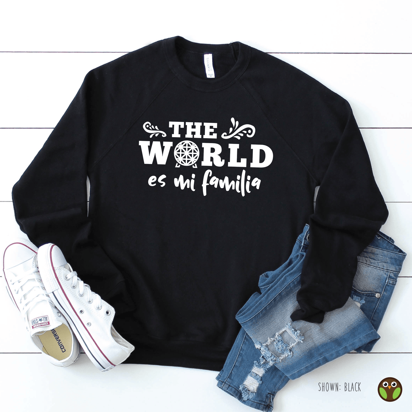 The World Es Mi Familia - Unisex Disney Pullover Sweatshirt