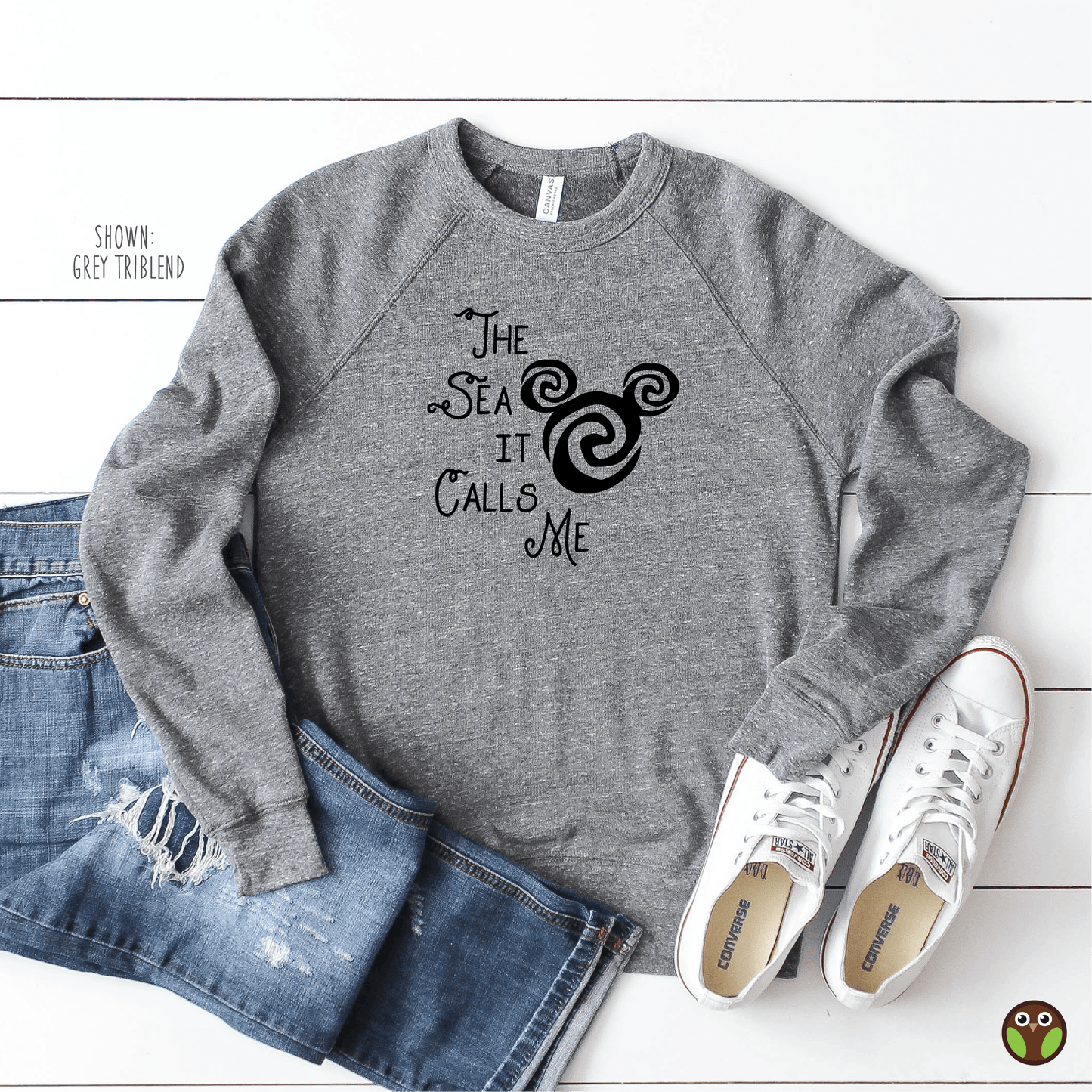 The Sea It Calls Me - Unisex Disney Pullover Sweatshirt