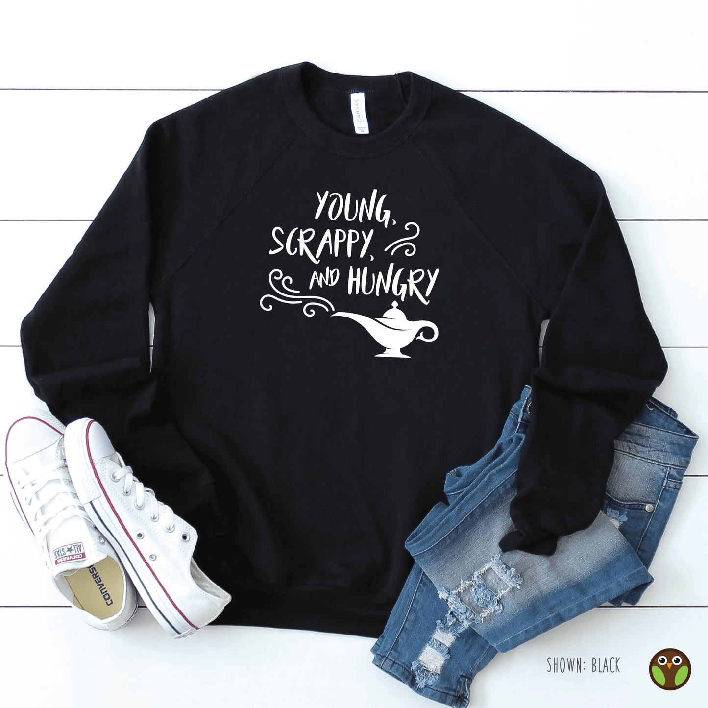 Young, Scrappy, and Hungry - Unisex Disney Pullover Sweatshirt