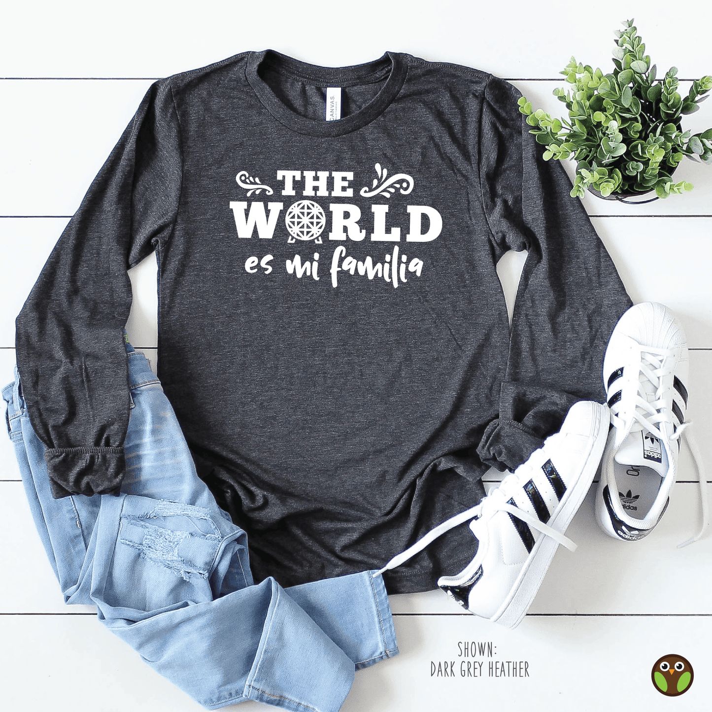 The World Es Mi Familia - Unisex Disney/Pixar Long Sleeve Shirt