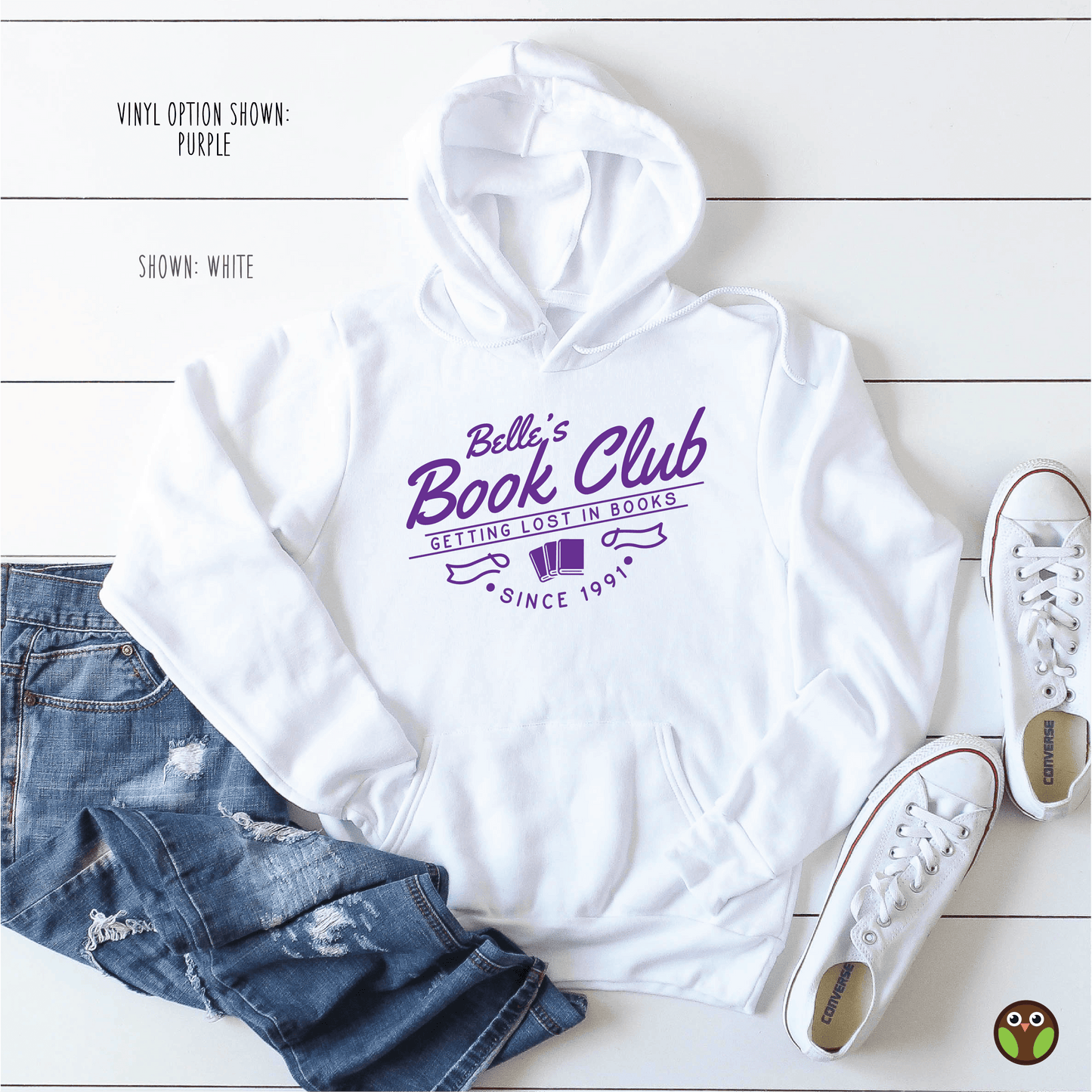 Belle's Book Club - Unisex Disney Pullover Hoodie