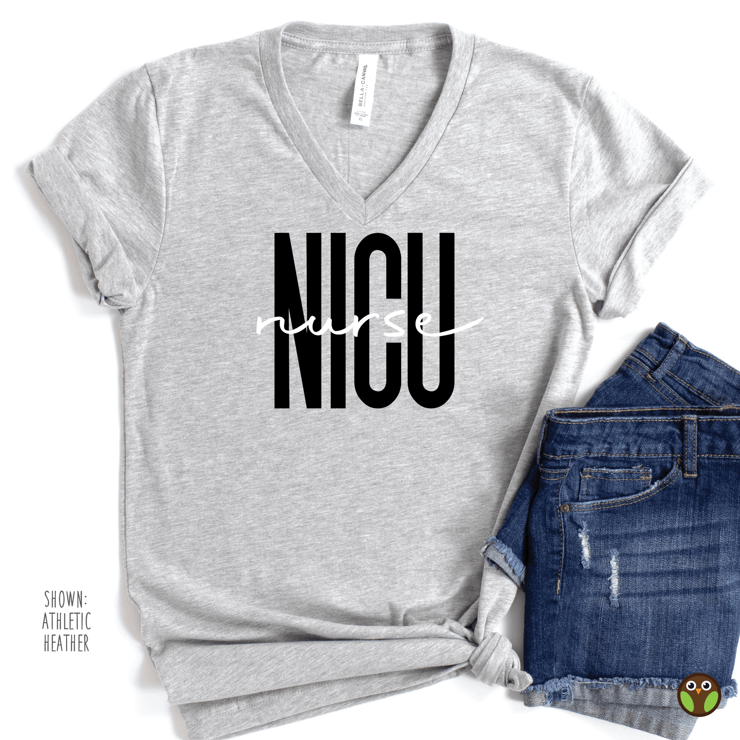 NICU Nurse - Unisex Nurse V-Neck Shirt