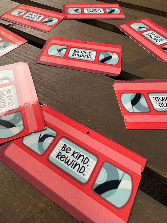 Be Kind. Rewind VHS Vinyl Sticker