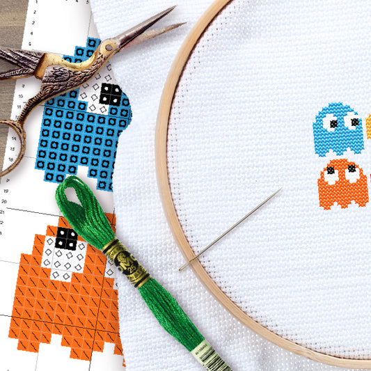 Cross Stitch Pattern - Pac Man (PDF)