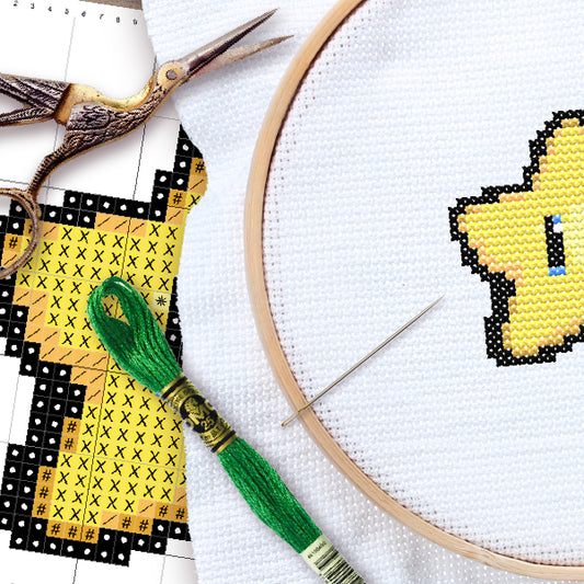 Cross Stitch Pattern - Super Star (PDF)