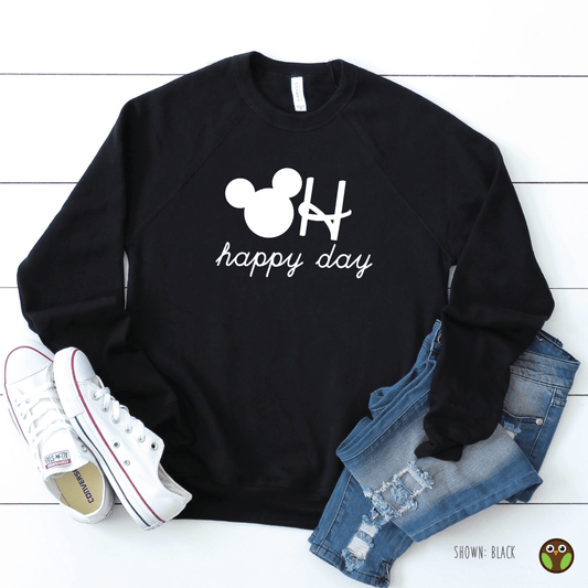 Oh Happy Day - Unisex Disney Pullover Sweatshirt