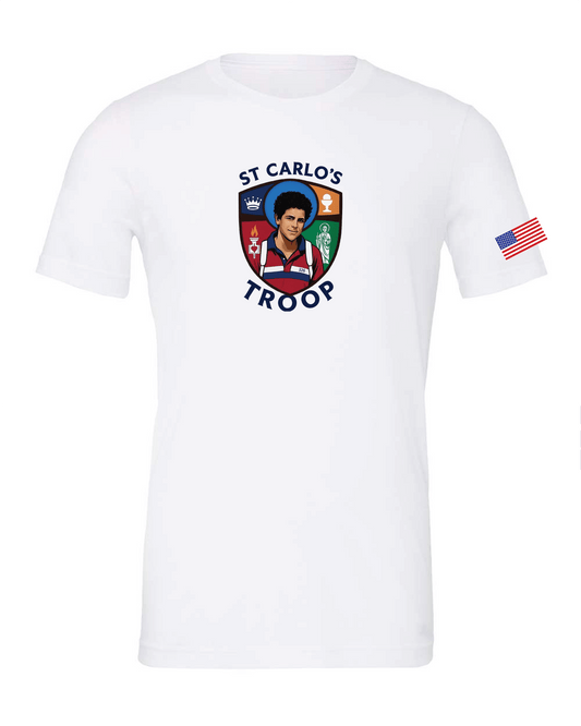 St. Carlo's Troop - Unisex Jersey Tee