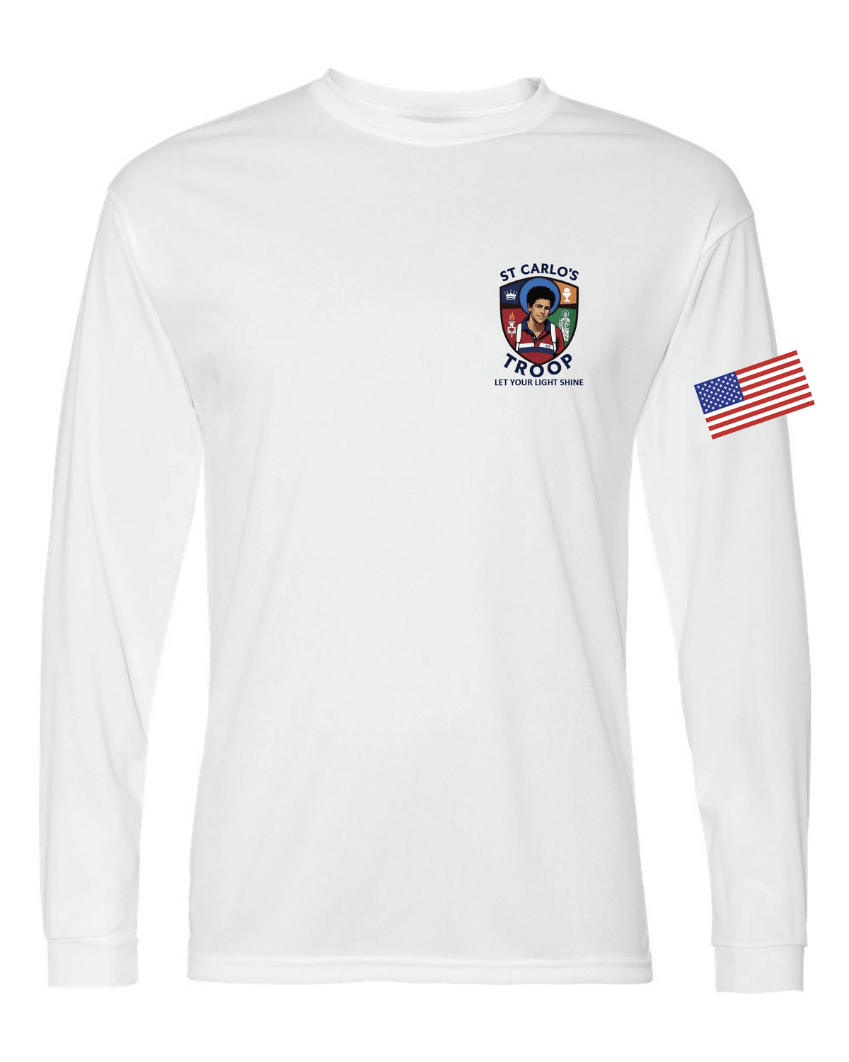 St. Carlo's Troop - Unisex Performance Long Sleeve T-Shirt (Adult & Youth)