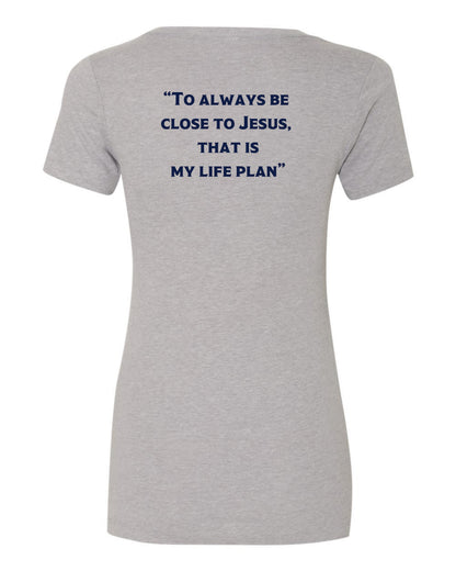 St. Carlo's Troop - Women's Ideal V-Neck Tee